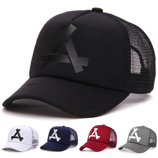 Unisex A- Letter Printing Baseball Caps Hip Hop Cap