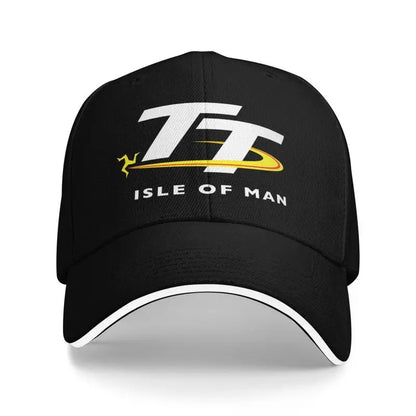 Isle of Man TT Races Motorcycle Print Baseball Cap