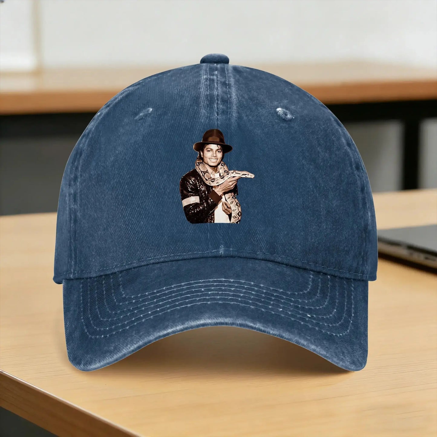 MJ And Snake Michaels Jacksons Casual Baseball Cap