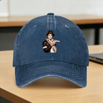 MJ And Snake Michaels Jacksons Casual Baseball Cap