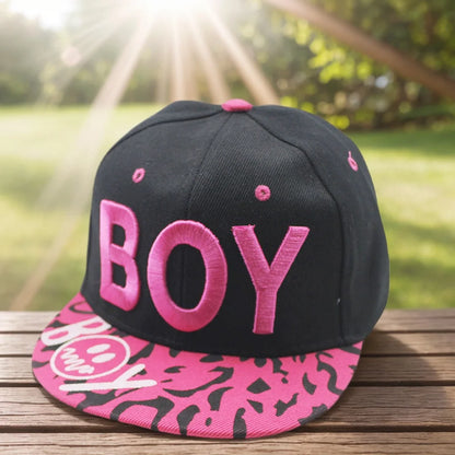 New Fashion Summer Kids Snapback Cap Adjustable Boys Outdoor