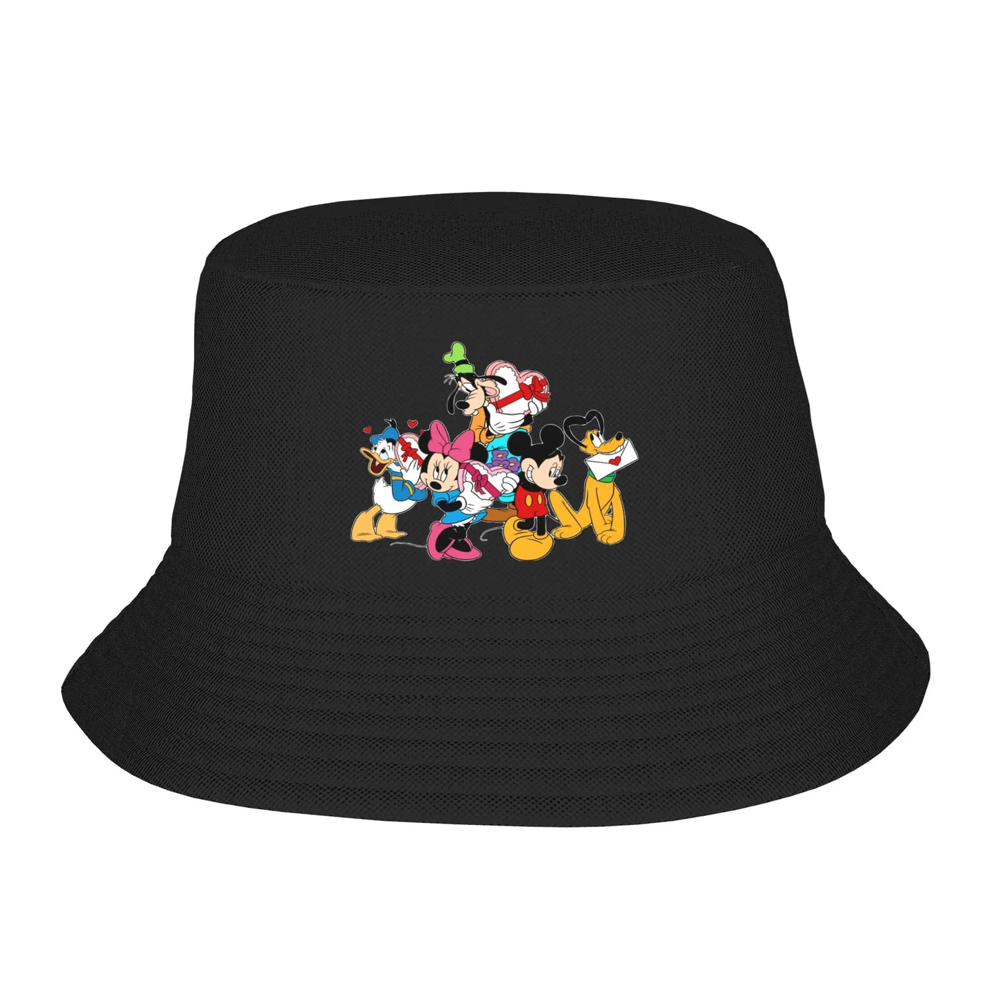 Women Bucket Hats Cartoon Donald Duck Christmas Spring