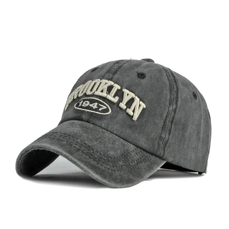 NEW YORK Washed Cotton Cap For Men Women Gorras Baseball Caps