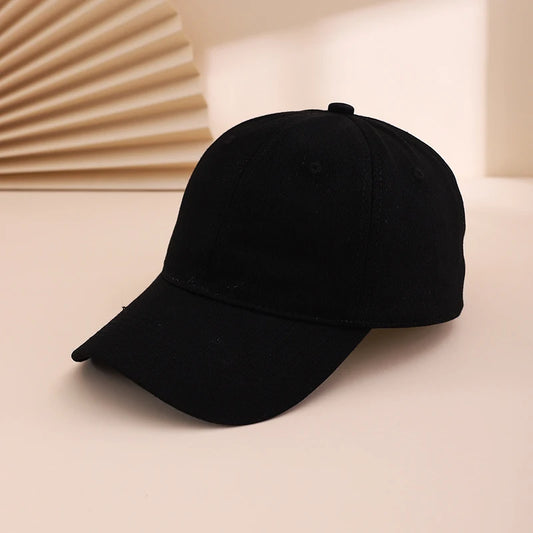 Casual Fashion Solid Color Soft-Top Baseball Cap