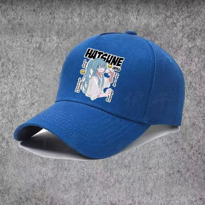 Wandai Hatsune Miku Animation Peripheral Printed Baseball Hat