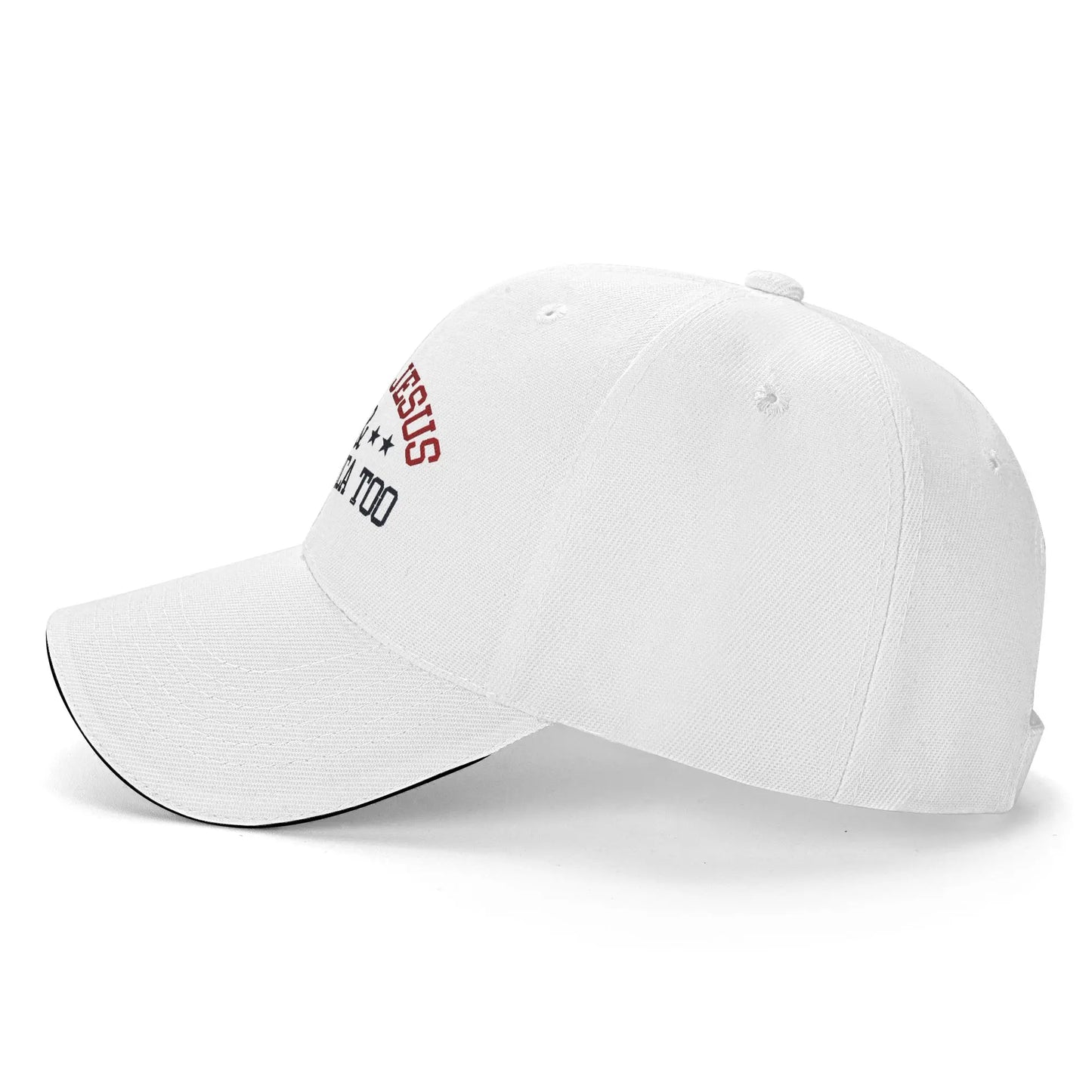 Loves Jesus and America Too Casual Baseball Cap