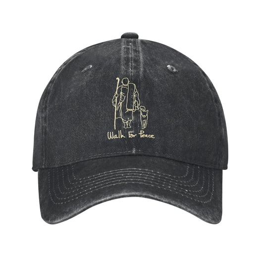 Walk For Peace Washed Baseball Cap