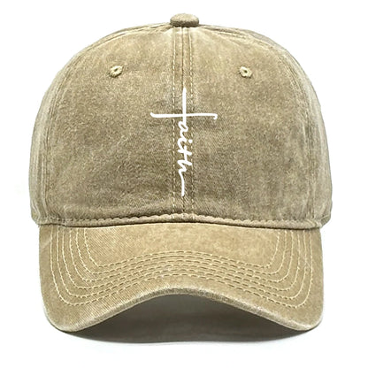 Faith Print Baseball Cap