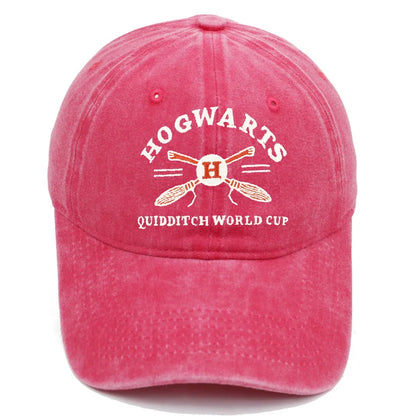 Harry Potter Embroidered Washed Baseball Hat