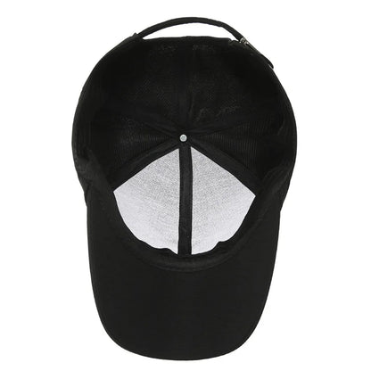 Spring Summer Luxury Brand Baseball Cap Kpop Gorras Hombre Black