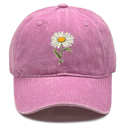 Flower Print Snapback Baseball Cap Flower Hat