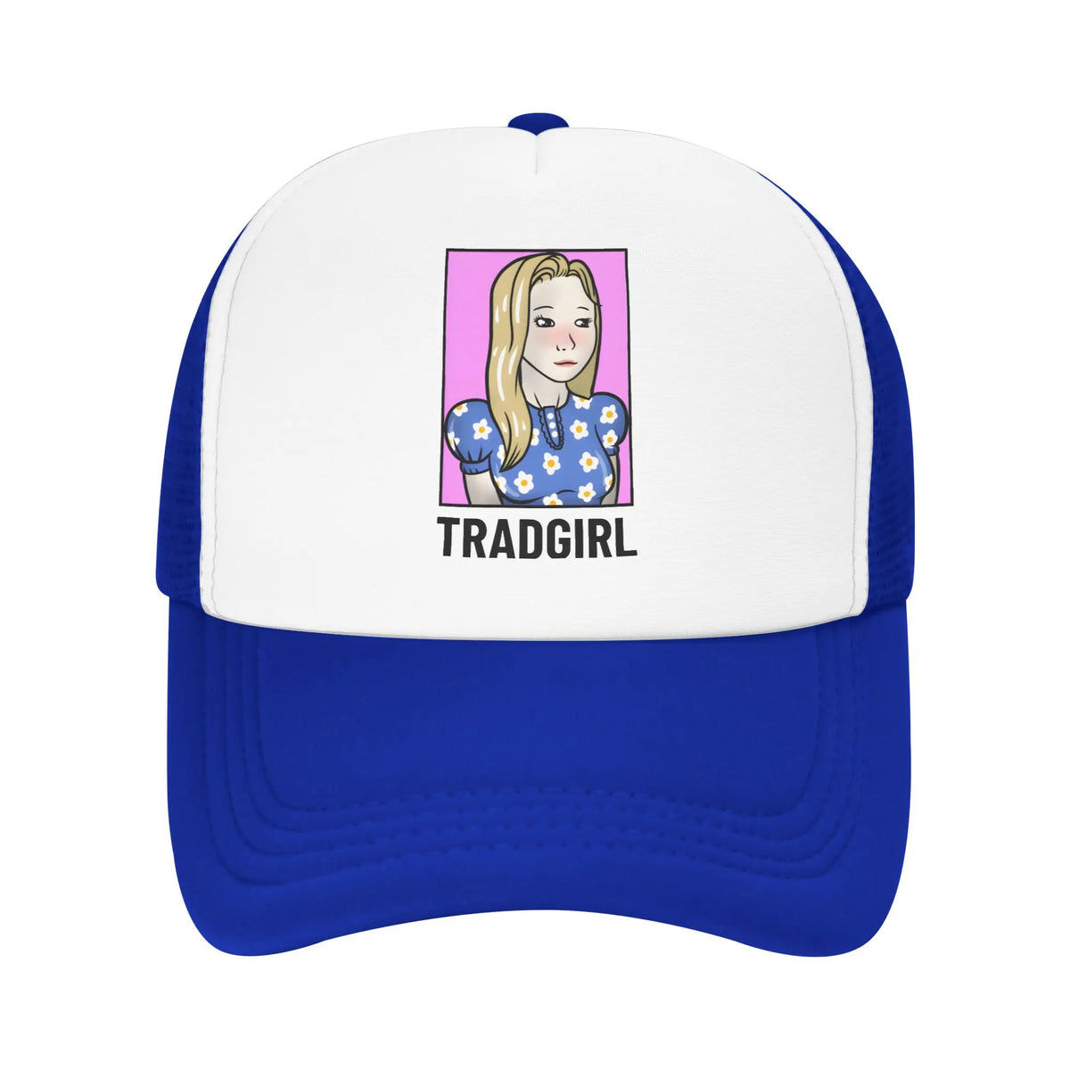 Funny Wojak Meme Boomer Trucker Hat Mesh Baseball Caps