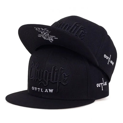 Fashion Fastball CAP Thuglife Embroidery Hip Hop Baseball Cap Snapback Cap