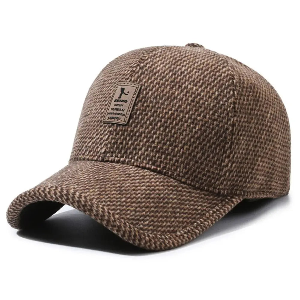 Autumn Winter Casual Adjustable Hats Earmuffs Hat Warm Baseball Cap