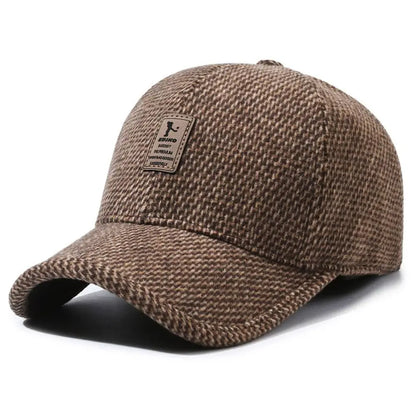 Autumn Winter Casual Adjustable Hats Earmuffs Hat Warm Baseball Cap