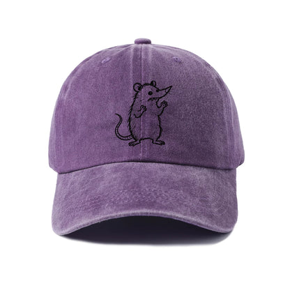 Playful Cat Line Art Graphic Baseball Cap