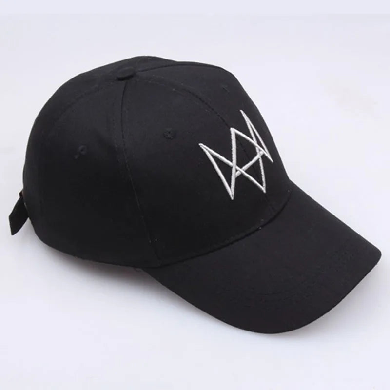 Solid Color Baseball Caps Men Women Cosplay Watch Dog