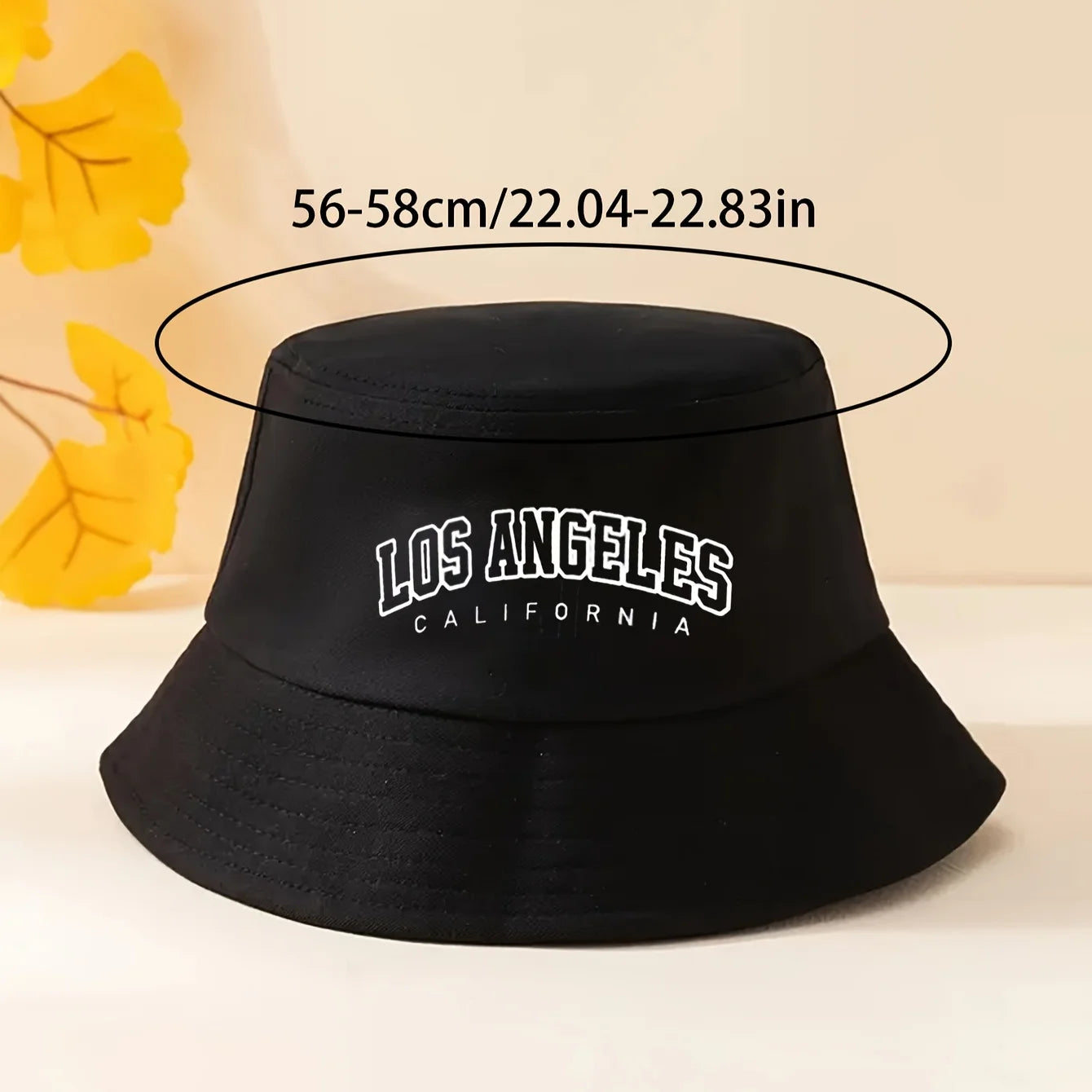 Leisure Bucket Hat with Letters Print, Funky Style Polyester Fishing Cap