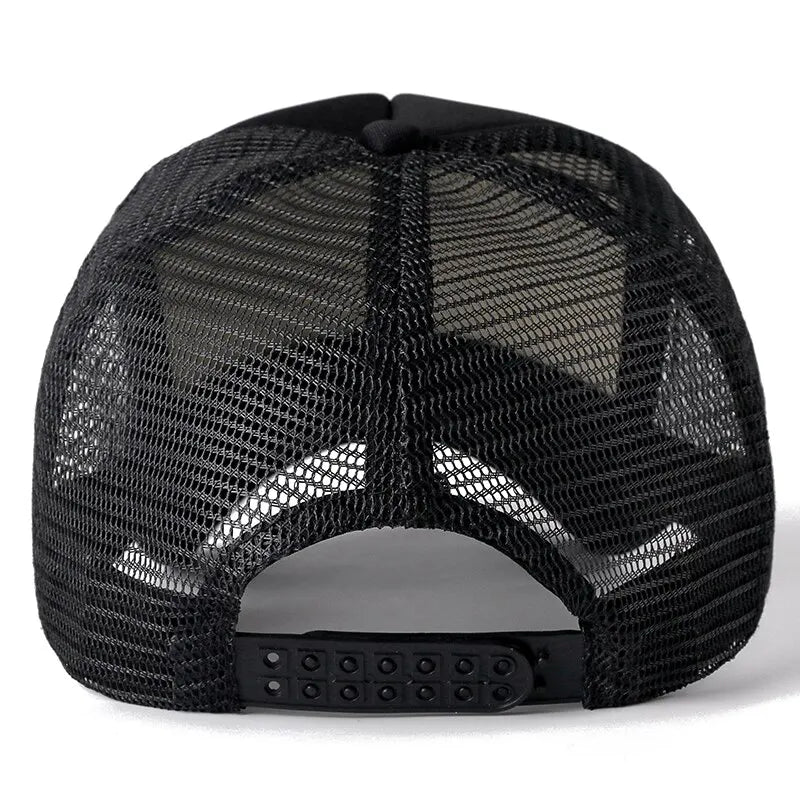 Unisex Cap Casual Plain Mesh Baseball Cap