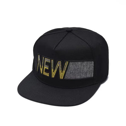 Man hats Fashion Letter Embroidery Snapback Cap