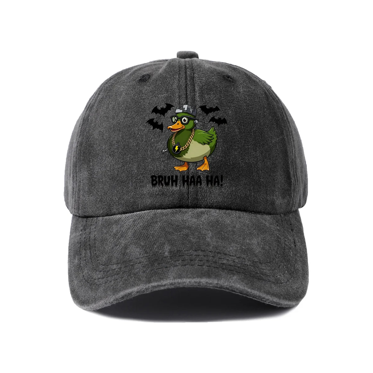 Bruh Haa Haa Duck Baseball Cap