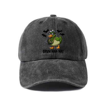 Bruh Haa Haa Duck Baseball Cap