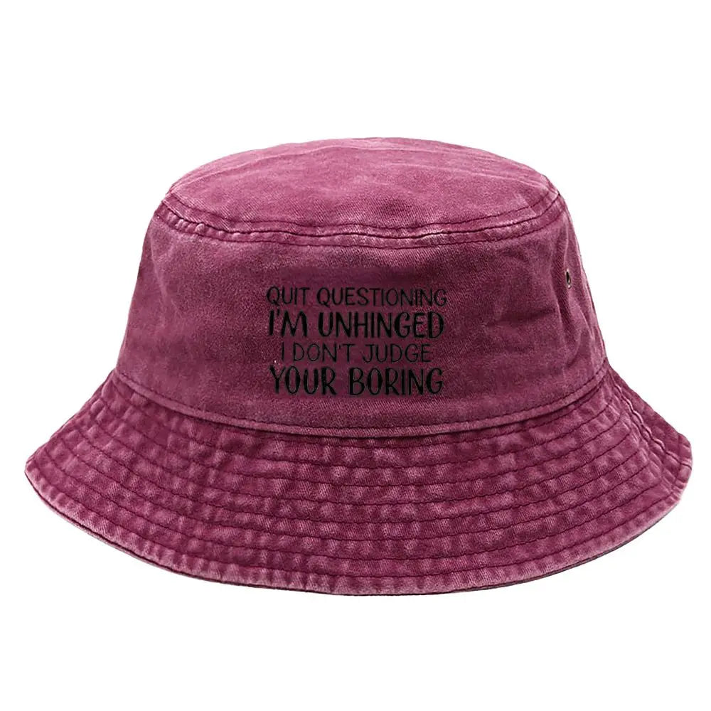 Latest Trend Solid Color Bucket Hat