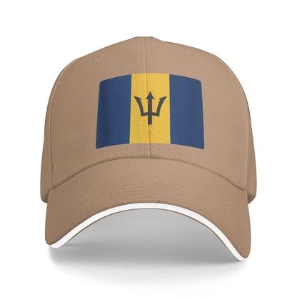 Barbadian Flag of Barbados Sun Baseball Cap