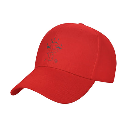 Summer Black Background Ghost Dog Dark Style Baseball Cap