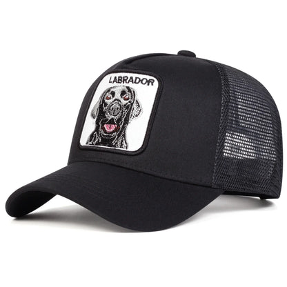 Unisex LABRADOR Dog Embroidery Baseball Caps