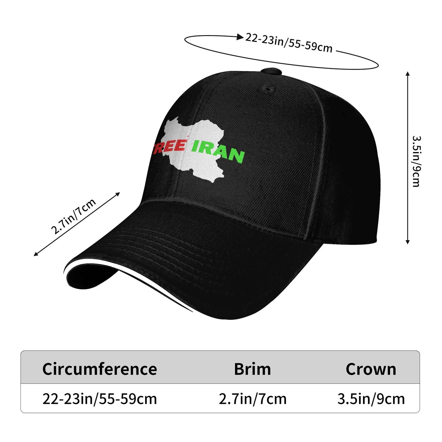 No War Iran 2026 Casual Baseball Cap