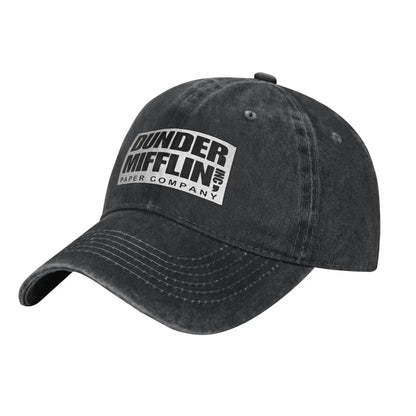Vintage Dunder Mifflin Paper Company Baseball Caps Unisex Style