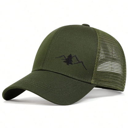 Unisex Casual Baseball Cap Sports Mountain Embroidery Hip Hop Hats