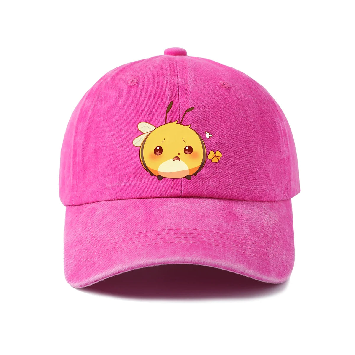 Orange Bird Vintage Washed Baseball Cap