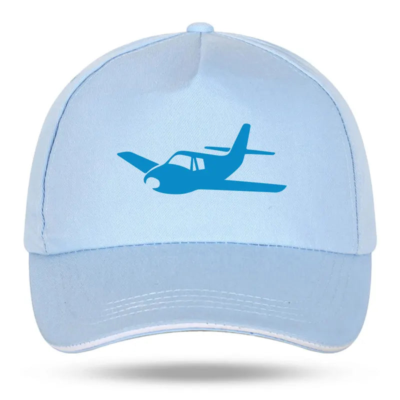 New Men Women Fashion Airplane Pilot Wings Funny Print Baseball Caps