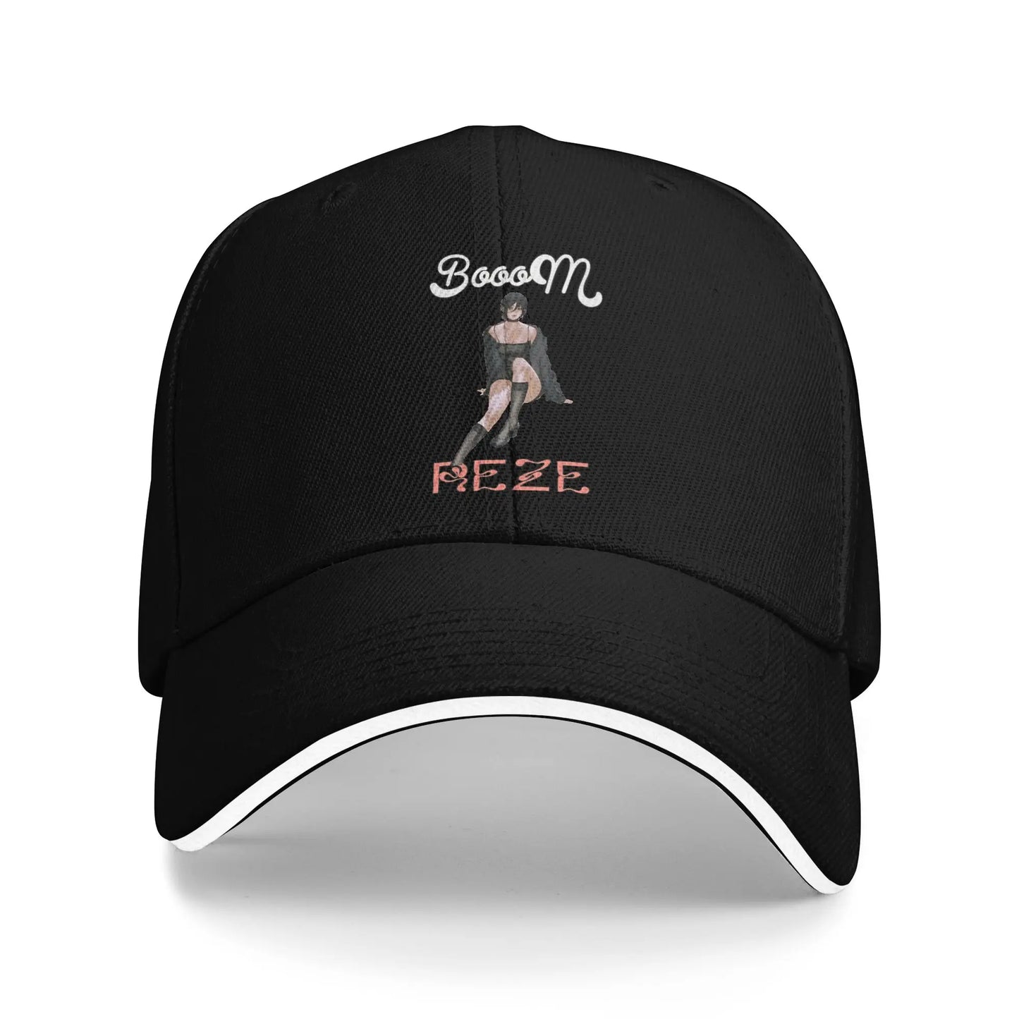 Reze Chainsaw Man Baseball Cap Fashion Anime Sandwich Cap Men Women