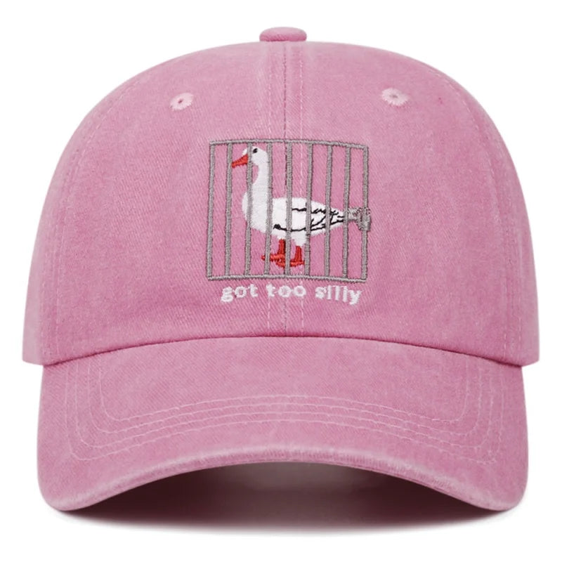 Baseball Cap Silly Goose Retro Visor Cap