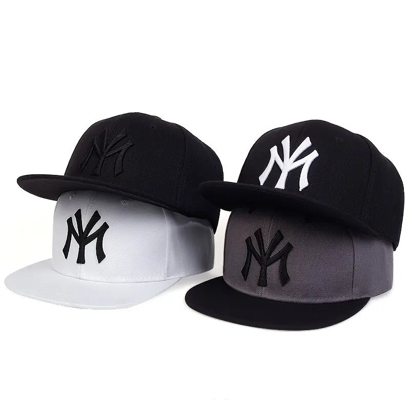 Unisex Letter Embroidery Hip-hop Hats Snapback Caps