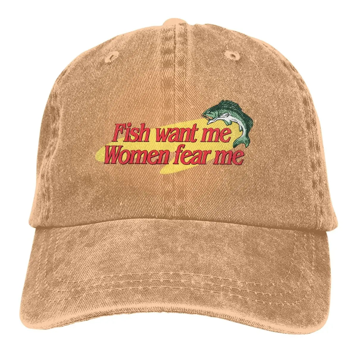 Fish Want Me Women Fear Me Classic Baseball Caps