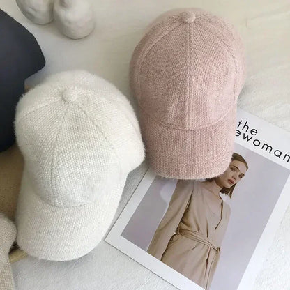 Autumn Winter Solid Color Baseball Cap