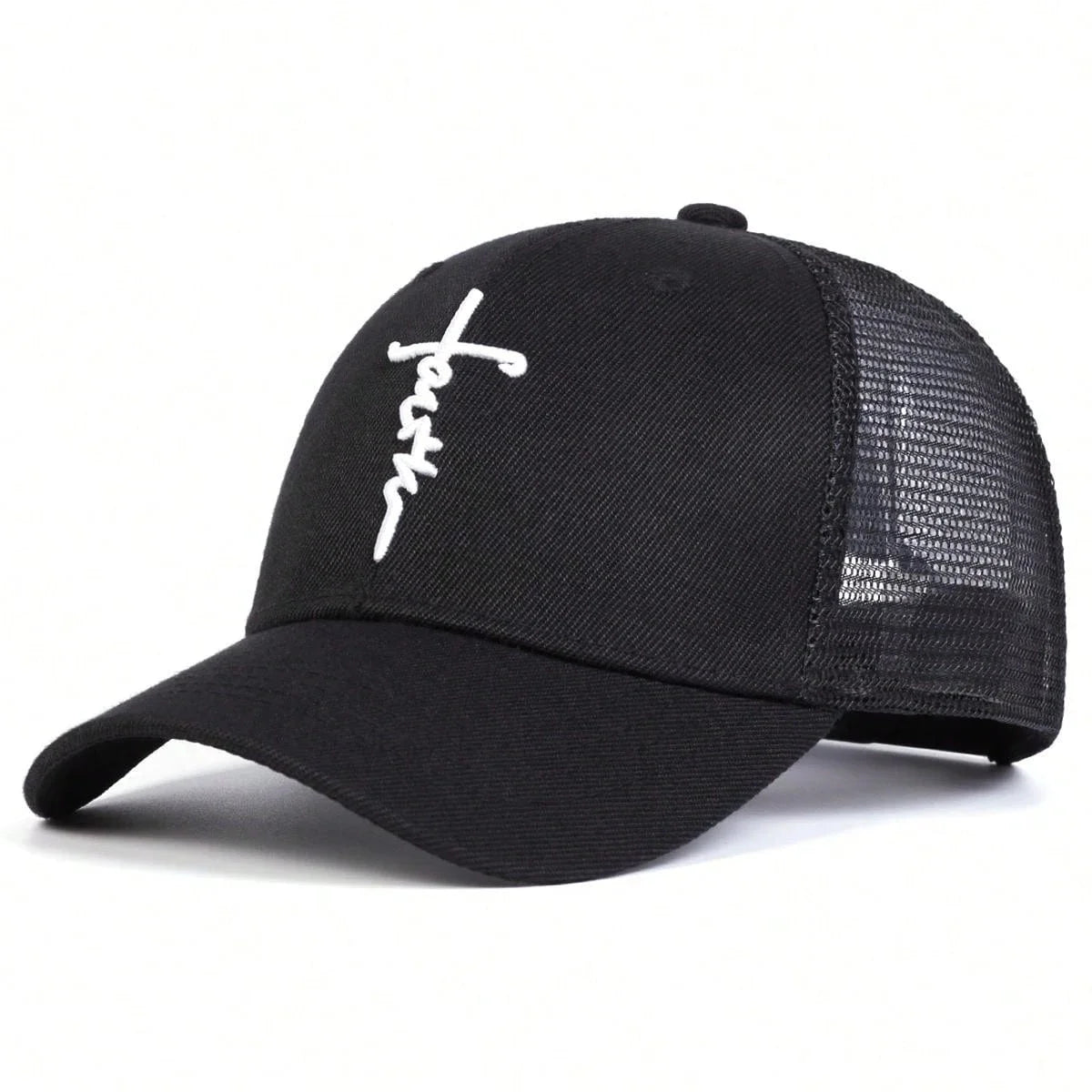 Unisex Letter Cross Embroidery Baseball Caps