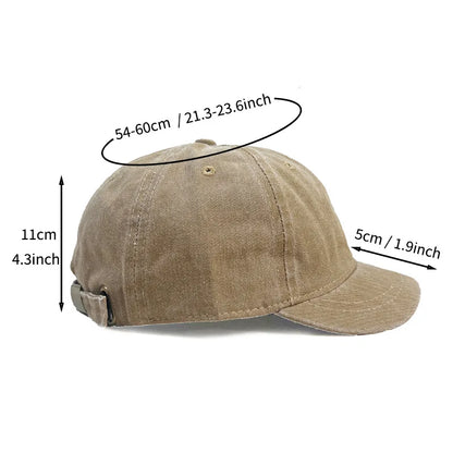 Four Seasons Fashion Short Brim Cotton Baseball Caps