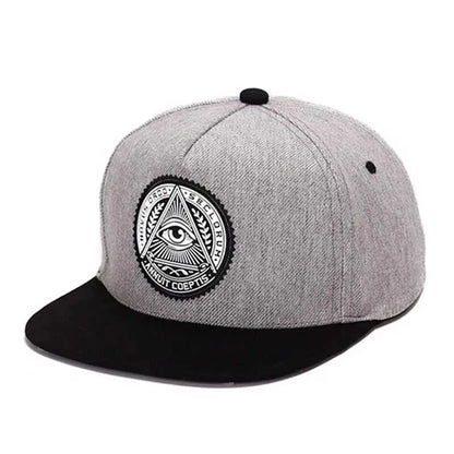 New Baseball Cap Eye Pattern Man Women Snapback Caps