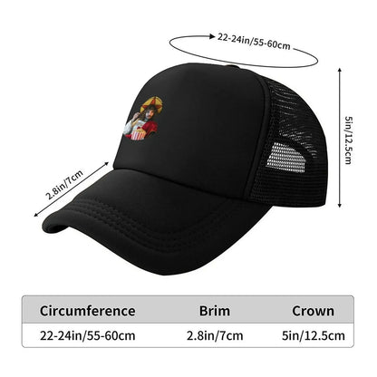 New Villanelle Jesus with Pop Corn - Killing Eve Season 4 Transparent Baseball Cap