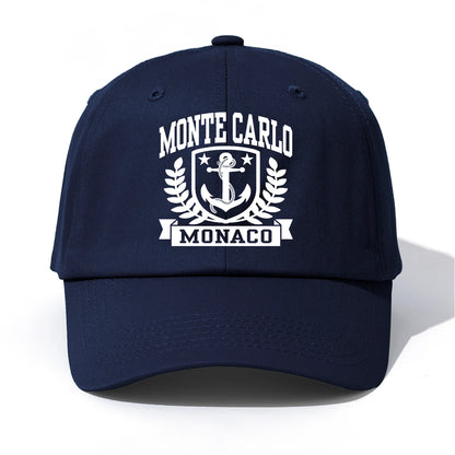 MONTE CARLO Print Baseball Cap For Adults