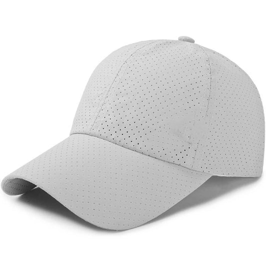 Hat Men Spring Summer Solid Color Mesh Cap Baseball Cap