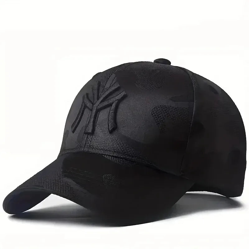 Unisex Letter Embroidery Camouflage Baseball Caps