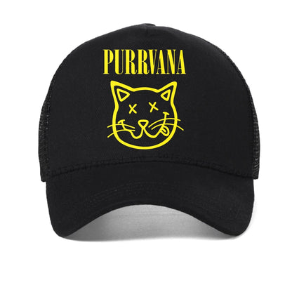 Purrvana Cat Baseball Cap