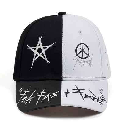 Unisex Letter Pattern Printing Baseball Caps Spring Autumn