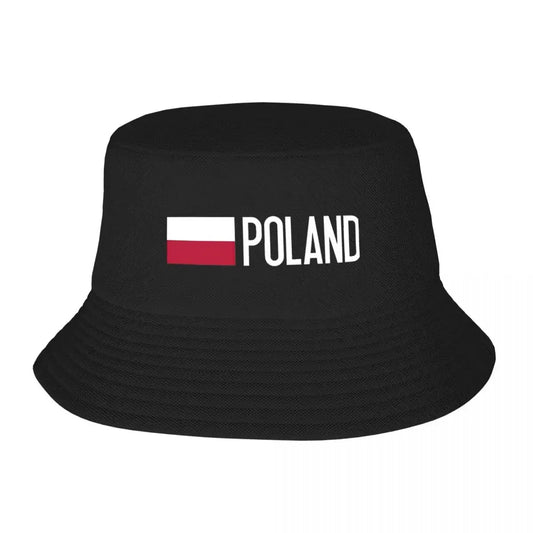 Retro Design Polish Flag & Poland Bucket Hat